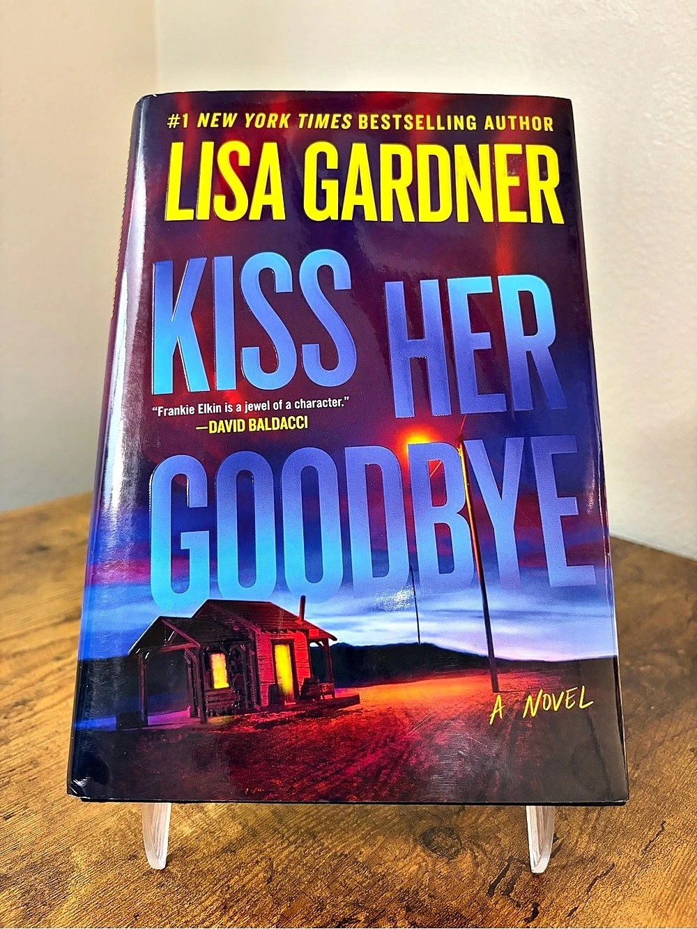 Hachette Book Group Kiss Her Goodbye Hardcover Novel Blue & Red